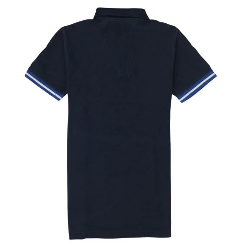 Tommy Hilfiger Men's Blue Regular Fit Polo Shirt Size S - Image 4