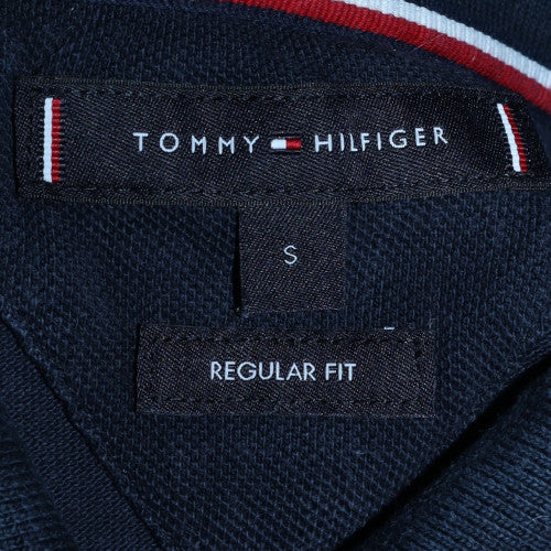 Tommy Hilfiger Men's Blue Regular Fit Polo Shirt Size S - Image 5
