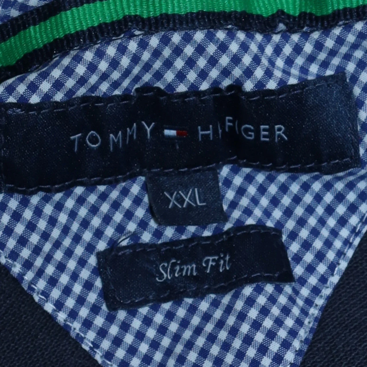 Tommy Hilfiger Men's Blue Slim Fit 2XL Polo Shirt - Image 5