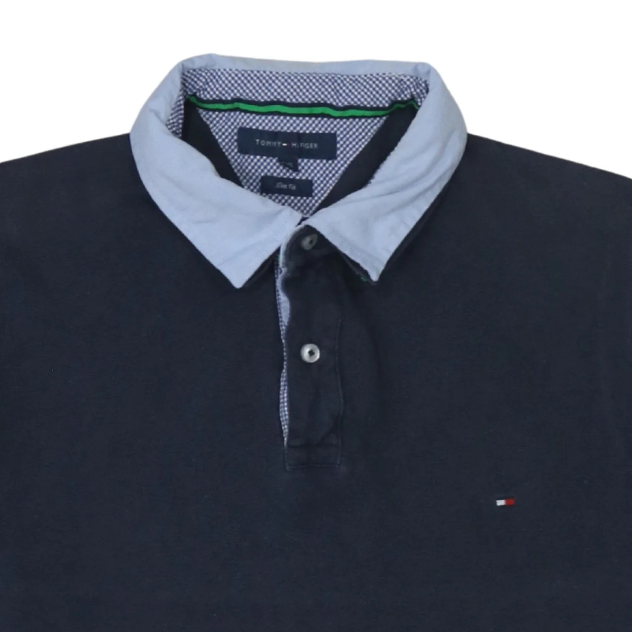 Tommy Hilfiger Men's Blue Slim Fit 2XL Polo Shirt - Image 8