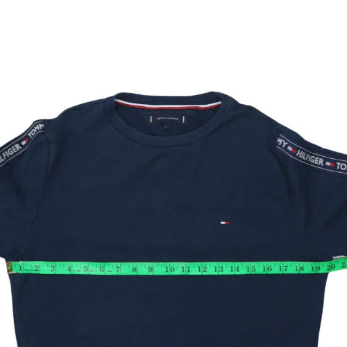 Tommy Hilfiger Men's Blue Small Crew Neck Pullover Sweatshirt - Image 2