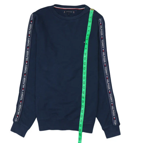 Tommy Hilfiger Men's Blue Small Crew Neck Pullover Sweatshirt - Image 3