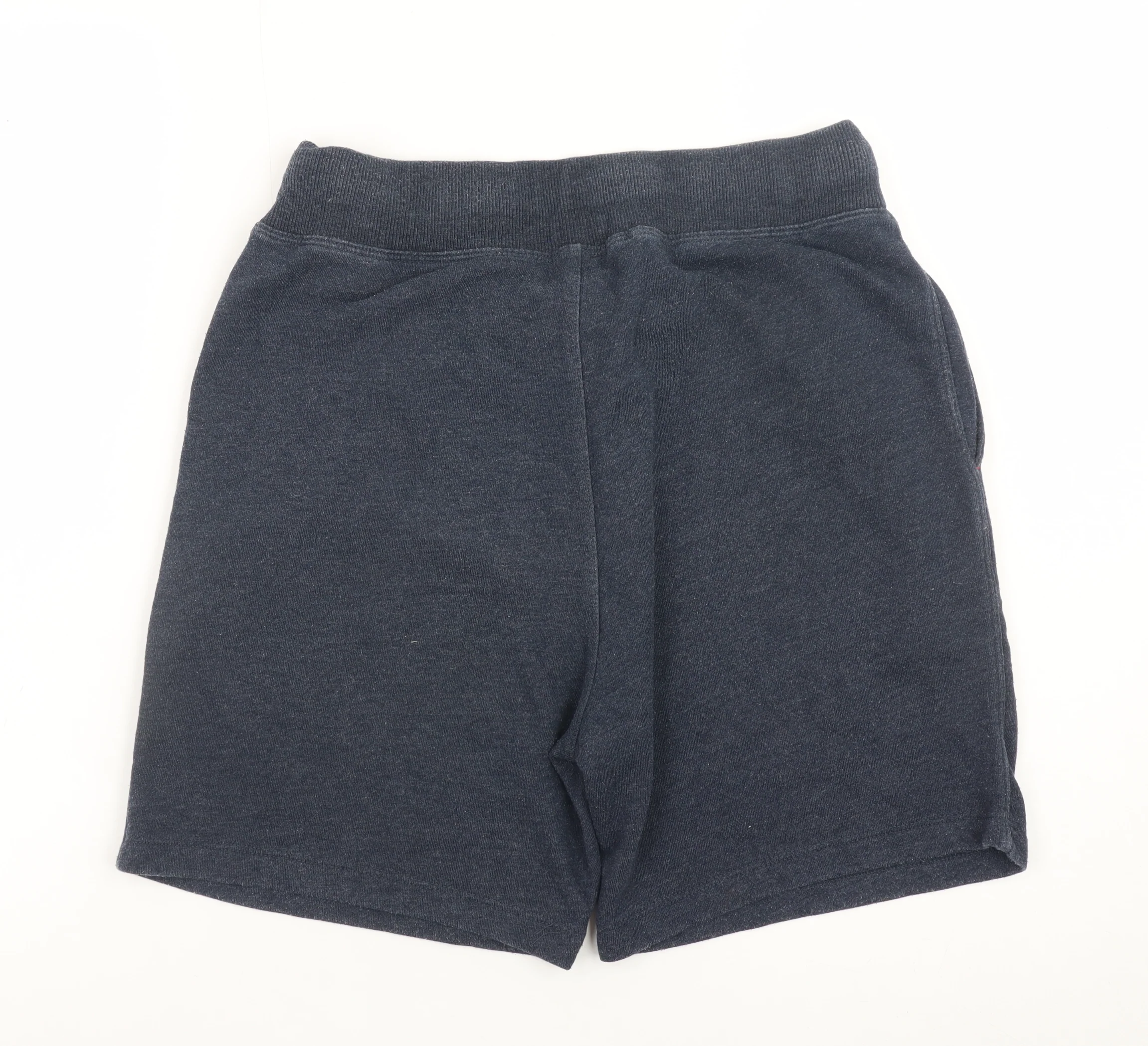Tommy Hilfiger Men's Blue Sweat Shorts M Regular Fit Casual Style - Image 3