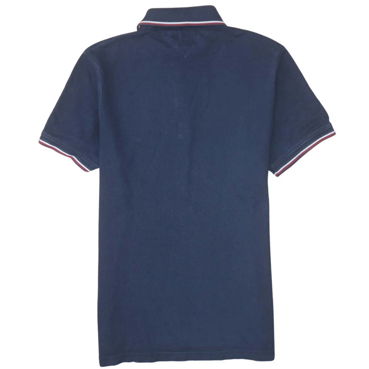 Tommy Hilfiger Men's Blue XL Slim Fit Cotton Polo Shirt - Image 4