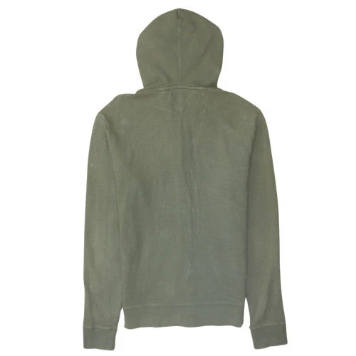 Tommy Hilfiger Men's Green Full Zip Hoodie Size M Regular Fit - Image 4