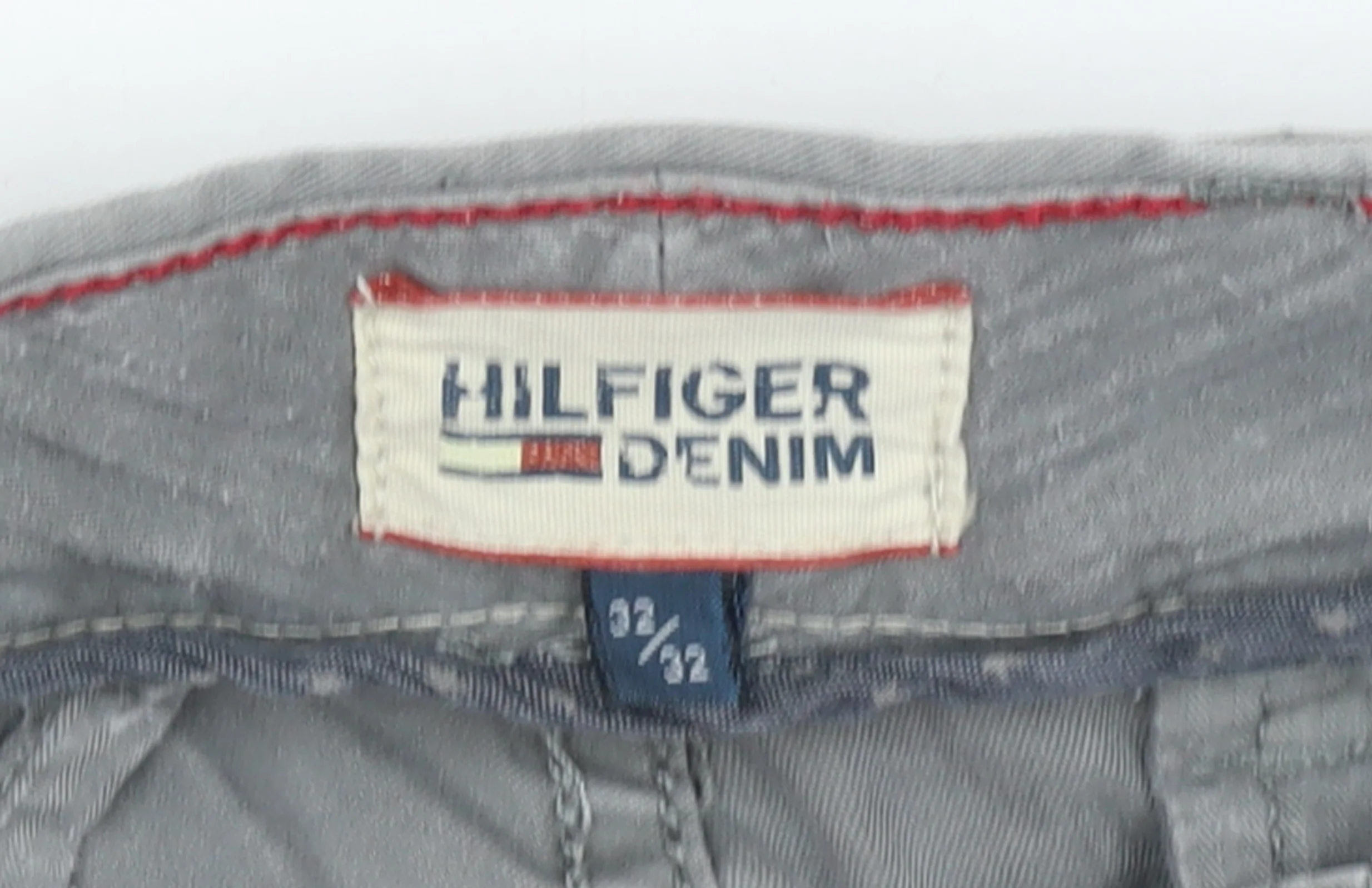 Tommy Hilfiger Men's Grey Chino Trousers 32W 32L Cotton Casual - Image 4