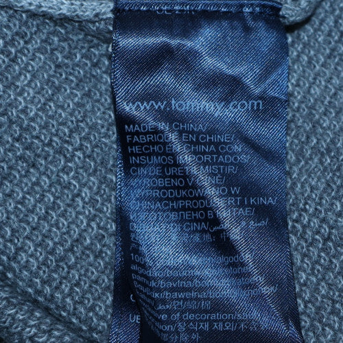 Tommy Hilfiger Men's Grey Cotton Crew Neck Jumper M - Image 5