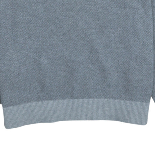 Tommy Hilfiger Men's Grey Cotton Crew Neck Jumper M - Image 8