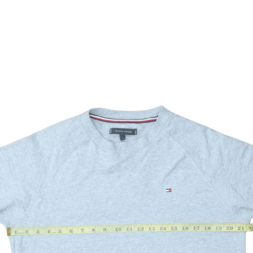Tommy Hilfiger Mens Grey Cotton Crew Neck Sweatshirt Size L - Image 2