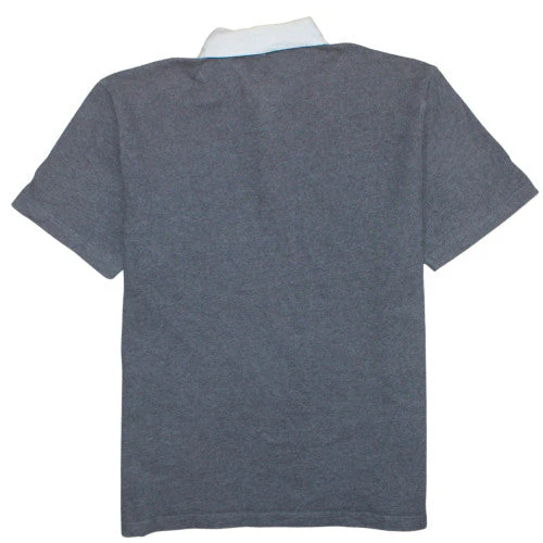 Tommy Hilfiger Mens Grey Cotton Polo Shirt L Preppy Embroidered - Image 4