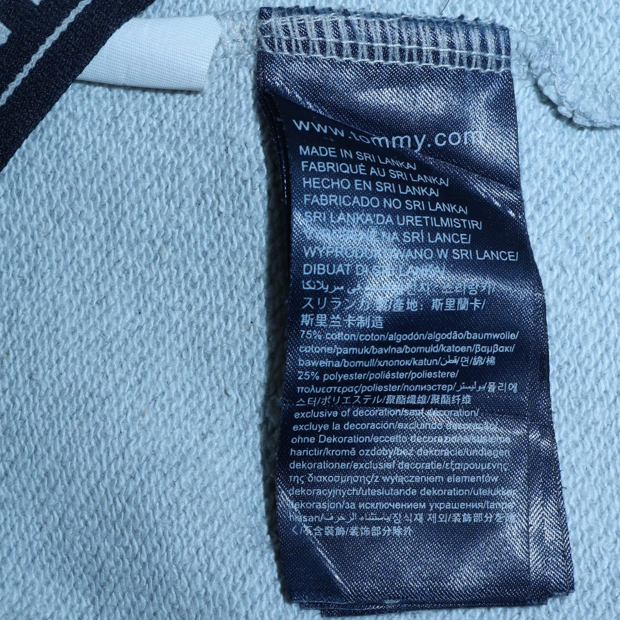Tommy Hilfiger Men's Grey Full Zip Hoodie Small Regular Fit - Image 6