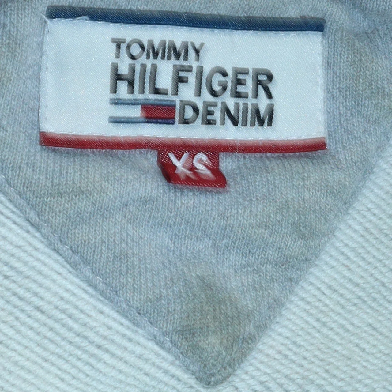 Tommy Hilfiger Men's Grey XS Pullover Sweatshirt Logo Crew Neck - Image 5