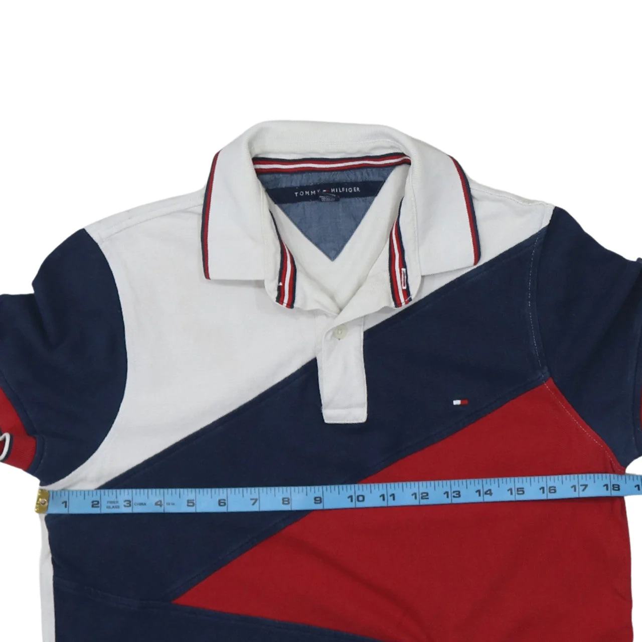 Tommy Hilfiger Men's Multicoloured Cotton Polo Shirt Size S - Image 2