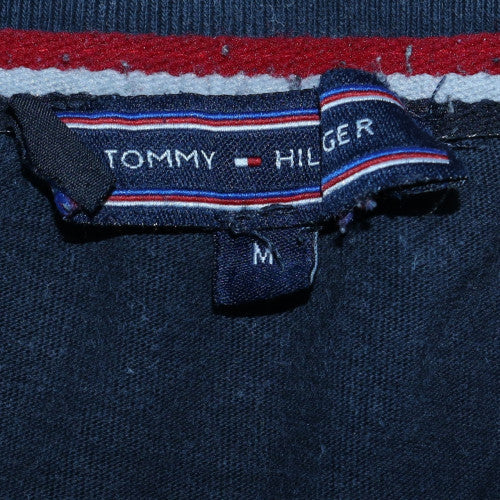 Tommy Hilfiger Men's Navy Blue Cotton Crew Neck T-Shirt Size M - Image 5