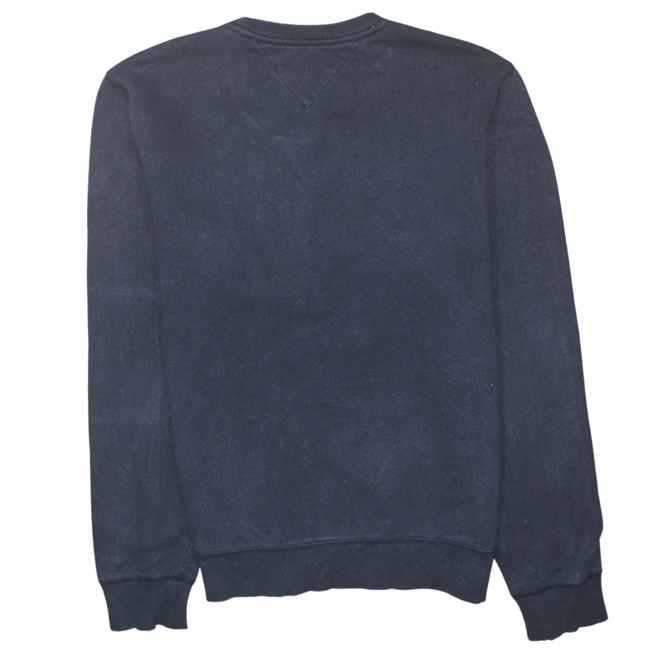 Tommy Hilfiger Men's Navy Blue Crew Neck Cotton Sweatshirt M - Image 4
