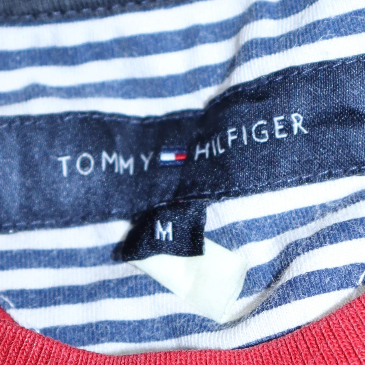 Tommy Hilfiger Men's Red Graphic Nautical Crew Neck T-Shirt Size M - Image 5