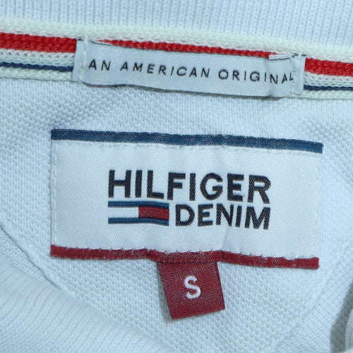 Tommy Hilfiger Men's White Cotton Short Sleeve Polo Shirt Size S - Image 5