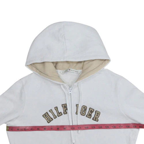 Tommy Hilfiger Men's White Full Zip Hoodie Size M - Image 2