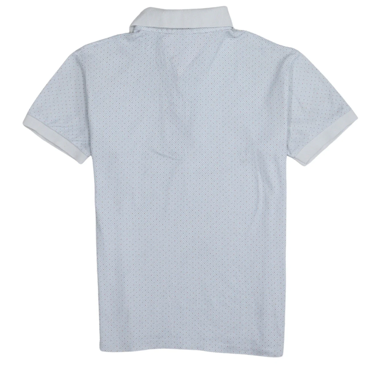 Tommy Hilfiger Men's White Polka Dot Cotton Polo Shirt Size S - Image 4