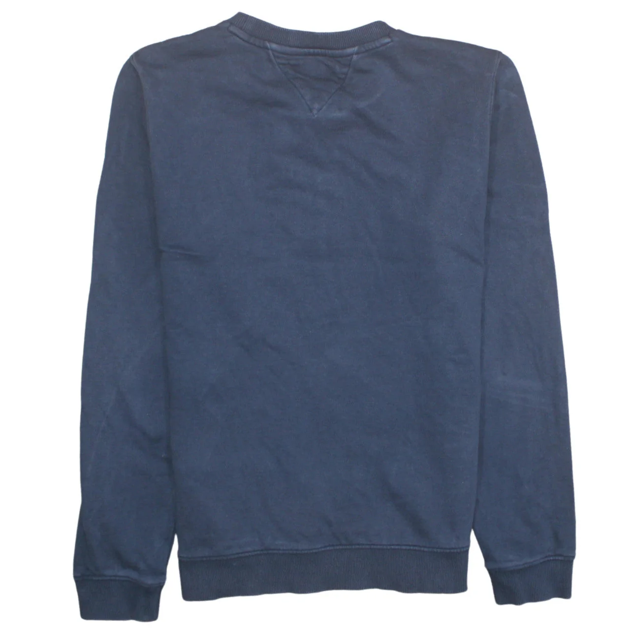 Tommy Hilfiger Teens Blue Cotton Embroidered Sweatshirt Size 164 - Image 4