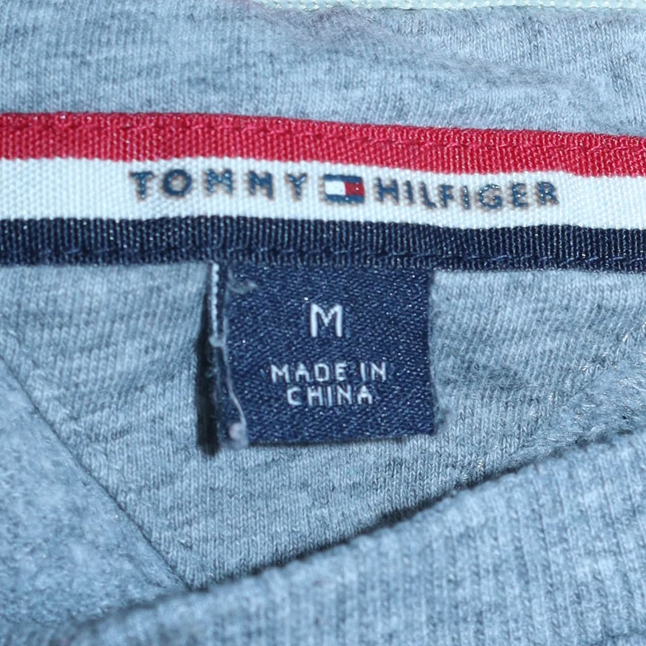 Tommy Hilfiger Women Blue Crew Neck Pullover Sweatshirt Medium - Image 5