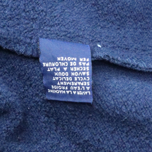 Tommy Hilfiger Women Navy Blue Crew Neck Cotton Sweatshirt L - Image 5