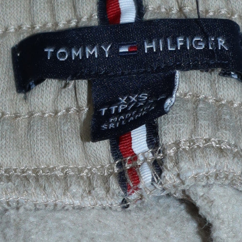 Tommy Hilfiger Womens Beige XXS Jogger Sweatpants Cotton Blend - Image 5