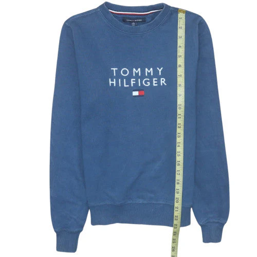 Tommy Hilfiger Womens Blue XS Crew Neck Pullover Sweatshirt - Image 3