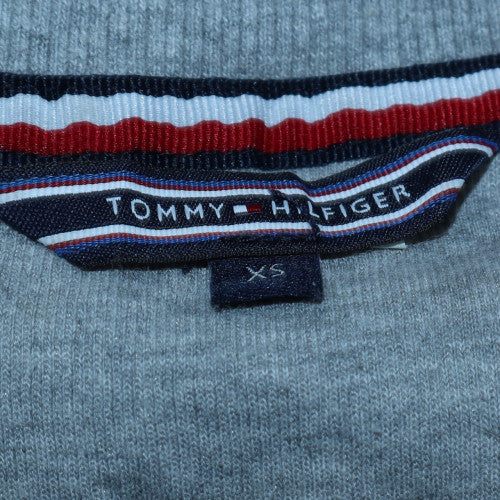 Tommy Hilfiger Women's Grey Crew Neck Layered Sweatshirt XS - Image 5