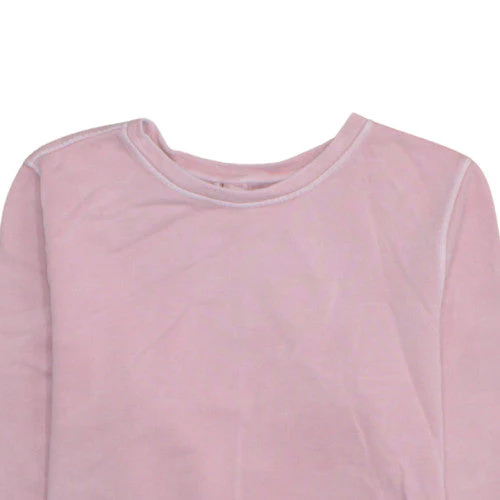 Tommy Hilfiger Women's Pink Cotton Crew Neck Pullover Sweatshirt Size S - Image 8