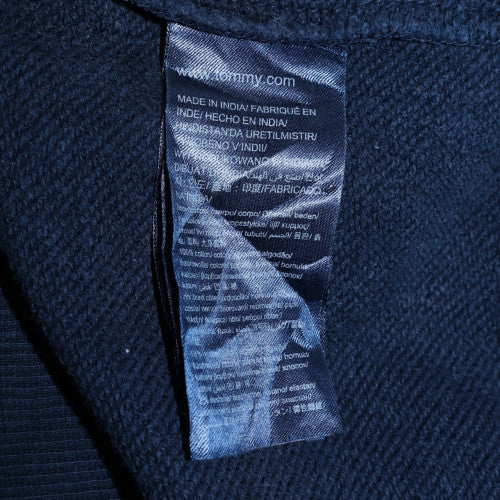 Tommy Jeans Men Blue Regular Fit Crew Neck Logo Sweatshirt S - Image 5