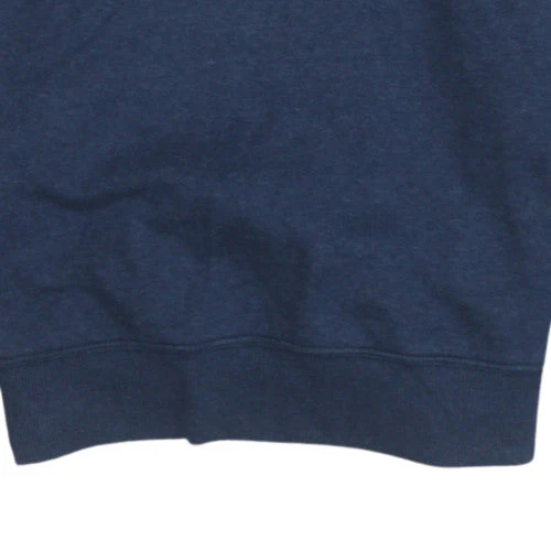 Tommy Jeans Men’s Blue Pullover Hoodie M Embroidered Logo - Image 8