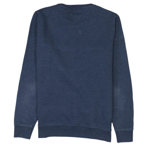 Tommy Jeans Men’s Blue Pullover Sweatshirt L Regular Fit Logo - Image 4