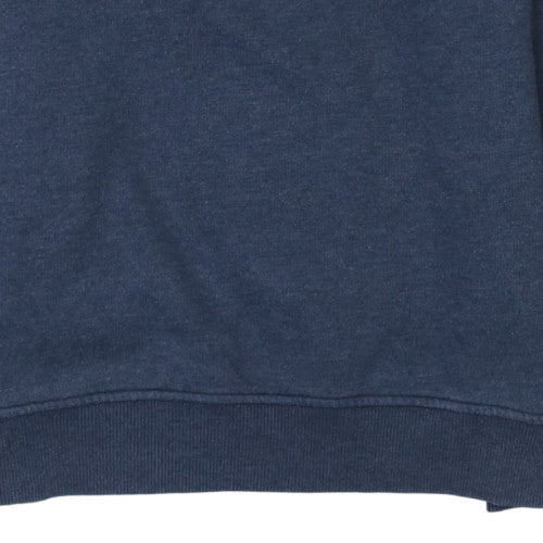 Tommy Jeans Men’s Blue Pullover Sweatshirt L Regular Fit Logo - Image 8