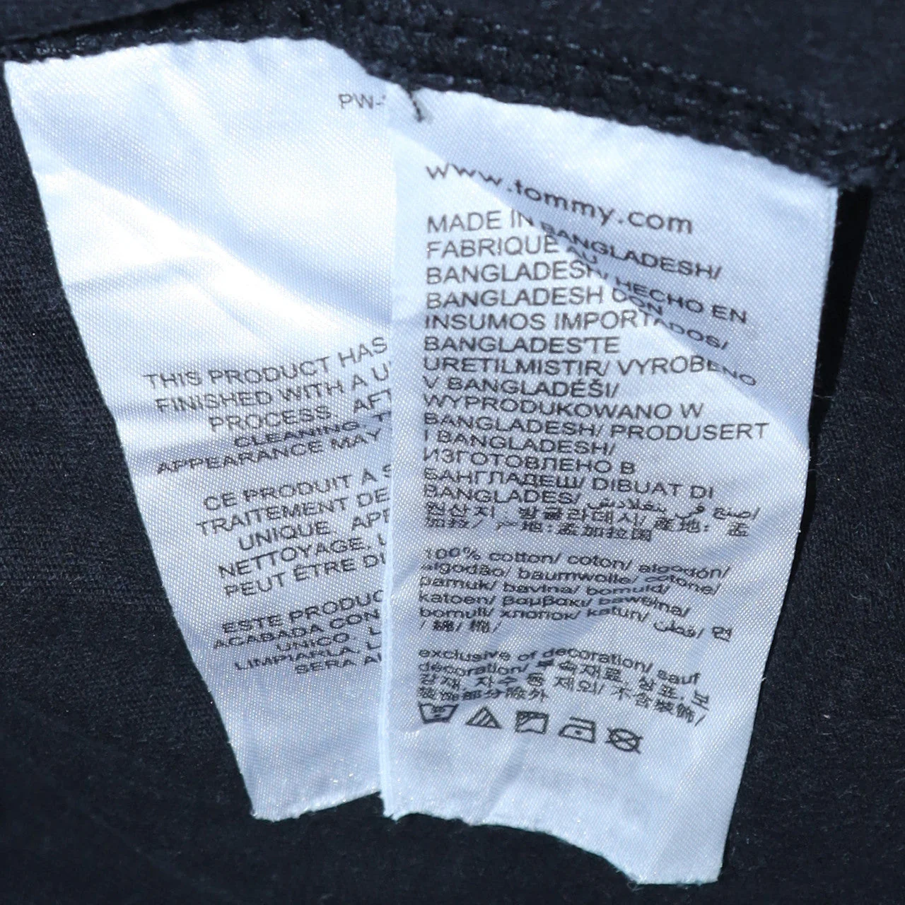 Tommy Jeans Men's Black Cotton Embroidered Logo T-Shirt Size L - Image 4