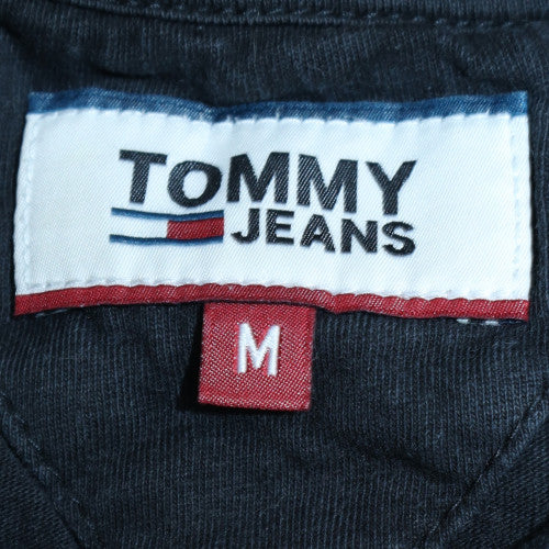 Tommy Jeans Men's Black Logo Short Sleeve Cotton T-Shirt M - Image 5