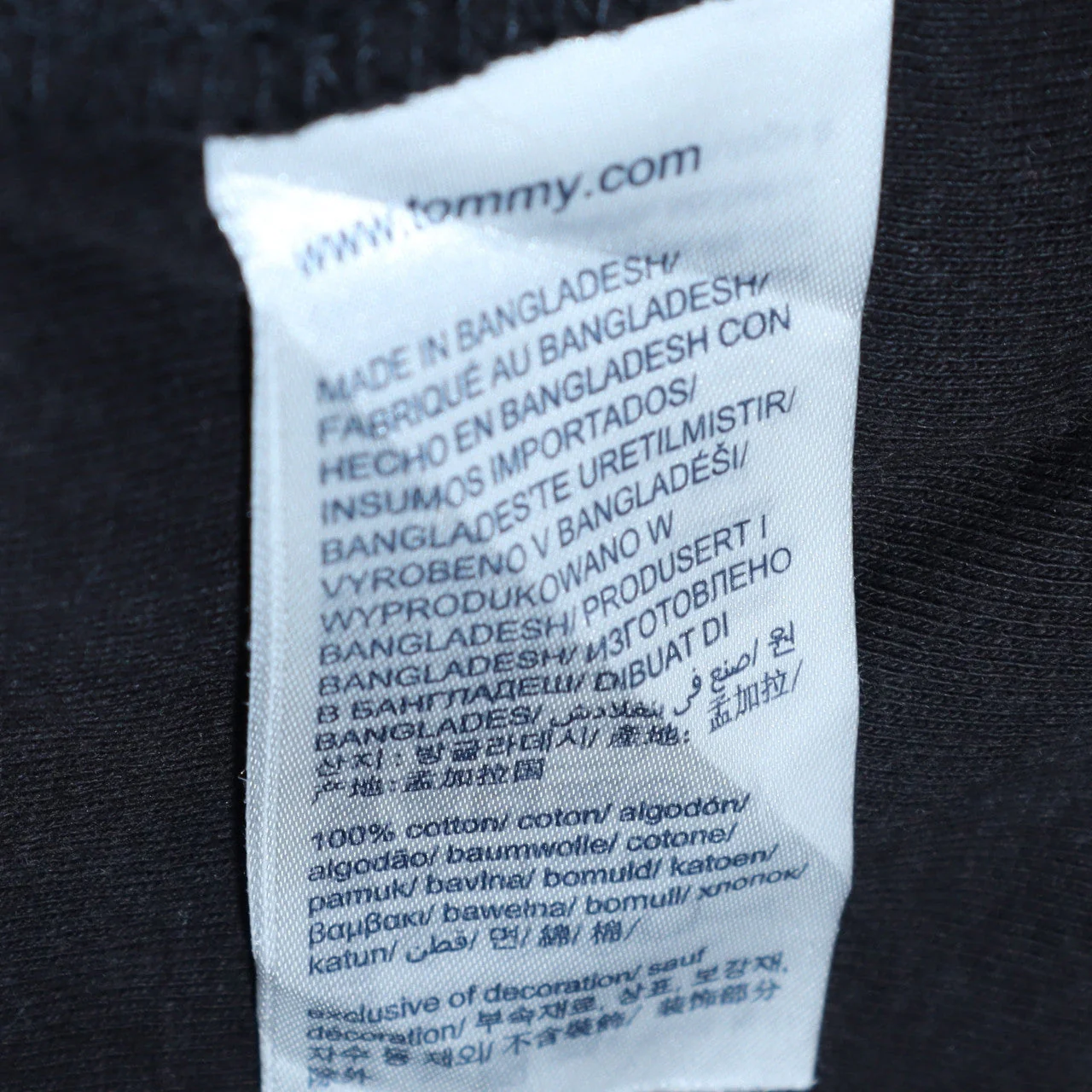 Tommy Jeans Men's Black Long Sleeve Cotton Crew Neck T-Shirt M - Image 6