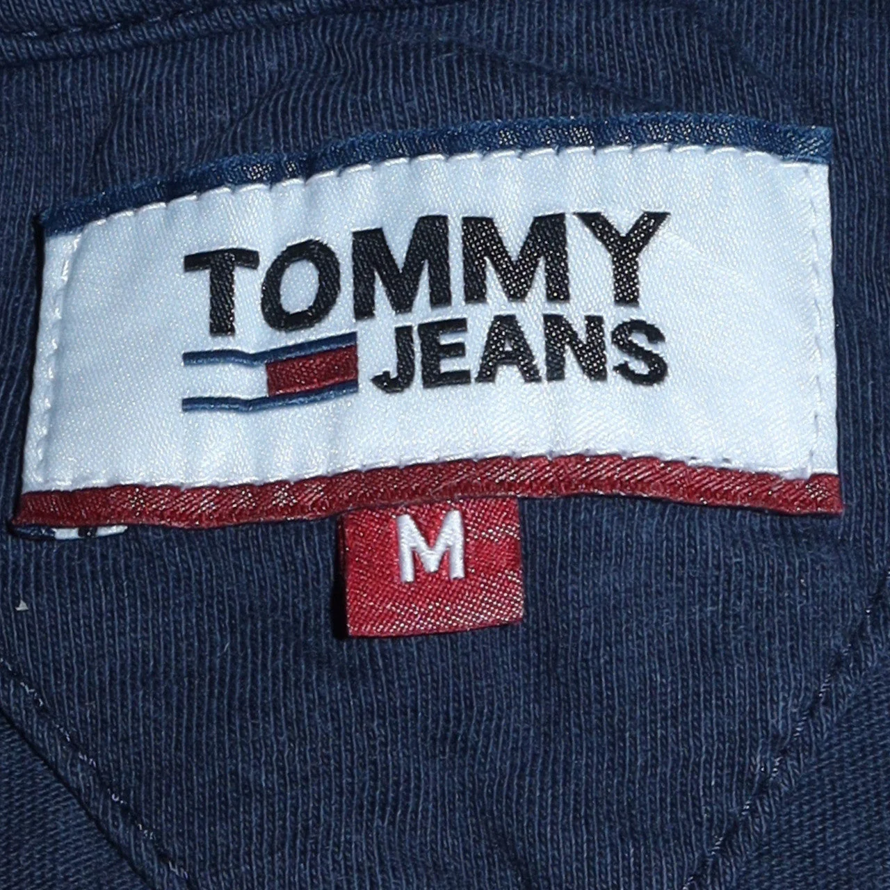 Tommy Jeans Men's Blue Crew Neck Logo Cotton T-Shirt M - Image 5
