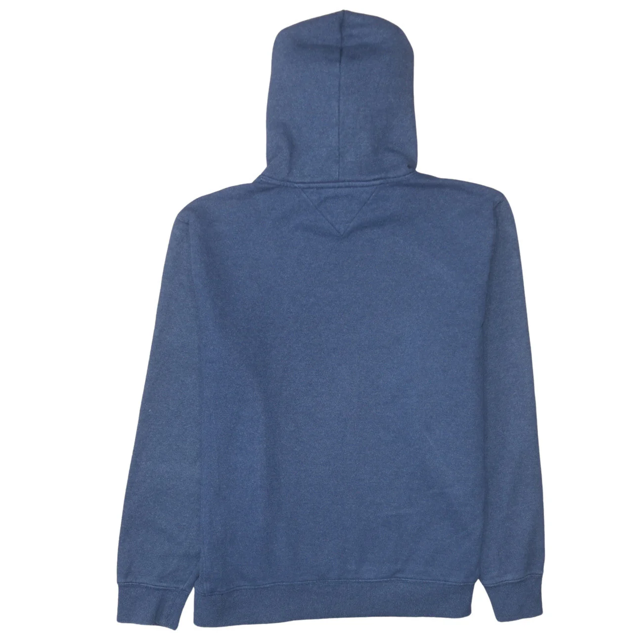 Tommy Jeans Men's Blue Pullover Hoodie L Logo Cotton Blend - Image 4