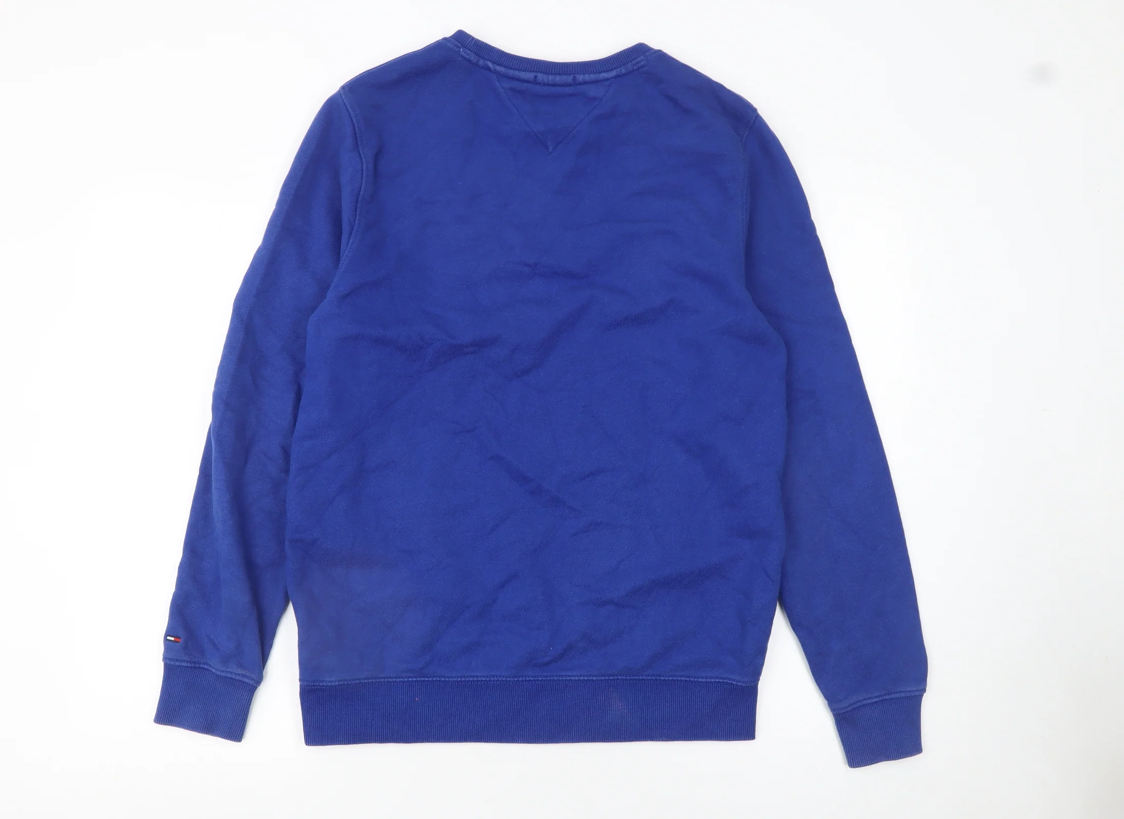 Tommy Jeans Men's Blue Regular Fit Cotton Crew Neck Sweatshirt M - Image 3
