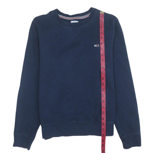 Tommy Jeans Men's Blue Regular Fit Crew Neck Sweatshirt Size S - Image 3