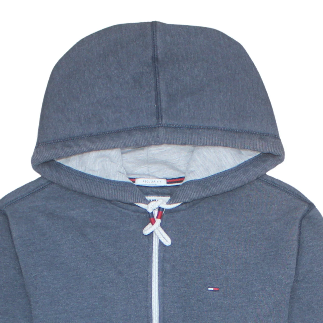 Tommy Jeans Mens Blue Regular Fit Full Zip Hoodie Size M - Image 8