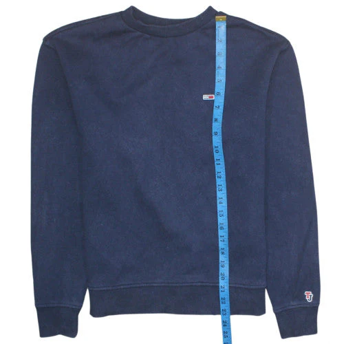 Tommy Jeans Men's Blue XS Crew Neck Pullover Sweatshirt - Image 2