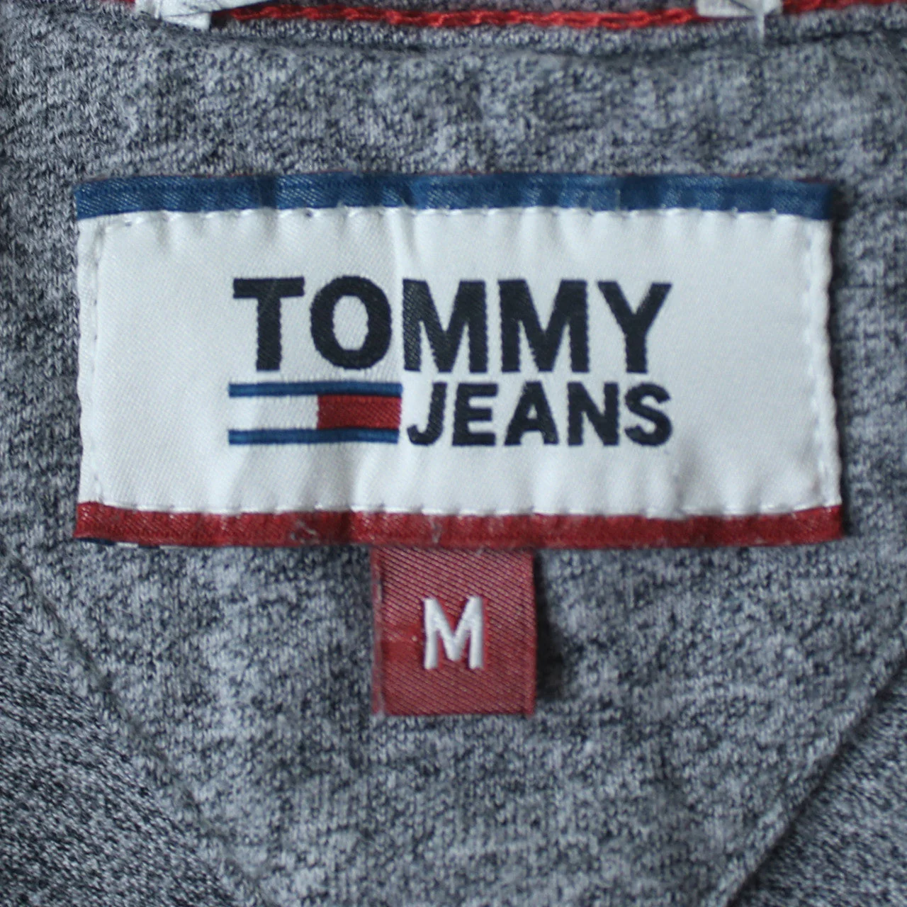 Tommy Jeans Men's Grey Regular Fit Crew Neck Short Sleeve T-Shirt M - Image 5