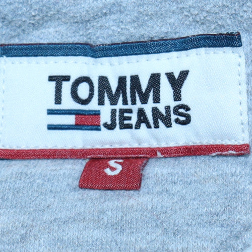 Tommy Jeans Womens Grey Small Crew Neck Pullover Sweatshirt - Image 5