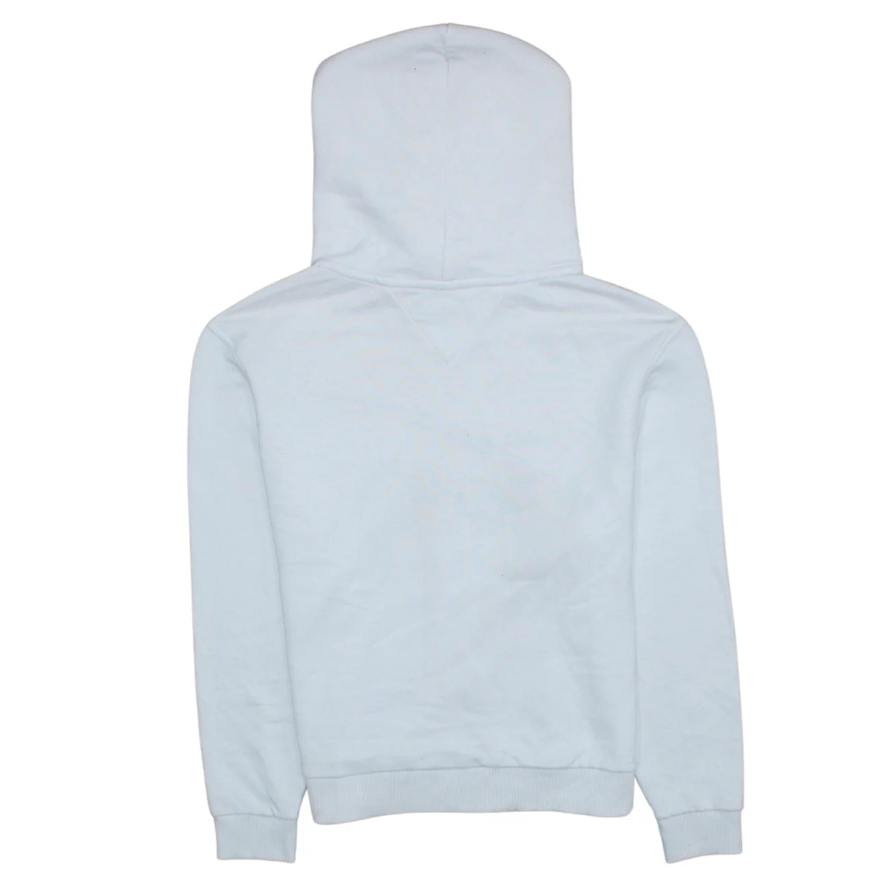 Tommy Jeans Womens White XS Pullover Hoodie Cotton Blend Logo Design - Image 4