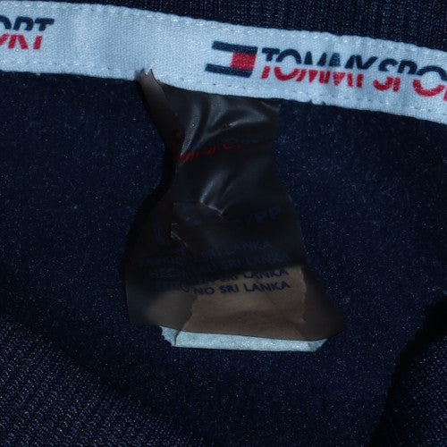 Tommy Sport Men's Blue Crew Neck Pullover Sweatshirt Size L - Image 6