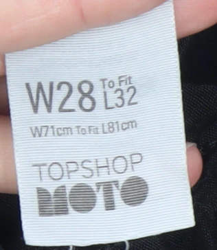 Topshop Moto Women's Black Skinny Distressed Jeans W28 L32 - Image 4
