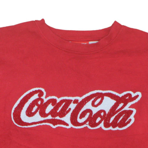 Topshop Tee and Cake Coca-Cola Red Pullover Sweatshirt Women M - Image 7