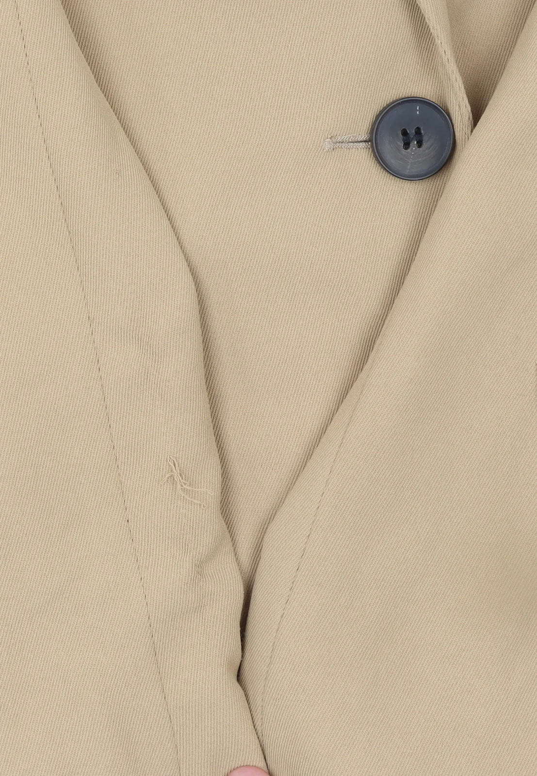 Topshop Women Beige Double-Breasted Blazer UK 10 Polyester Jacket - Image 6